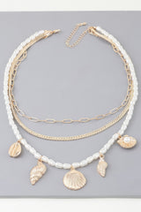 Multi Seashell Charm Necklace | Mixtshop LLC