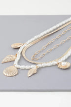 Multi Seashell Charm Necklace | Mixtshop LLC