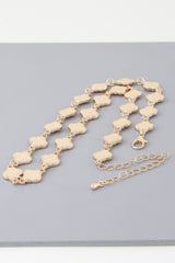 Bejeweled Clover Charm Necklace | Mixtshop LLC