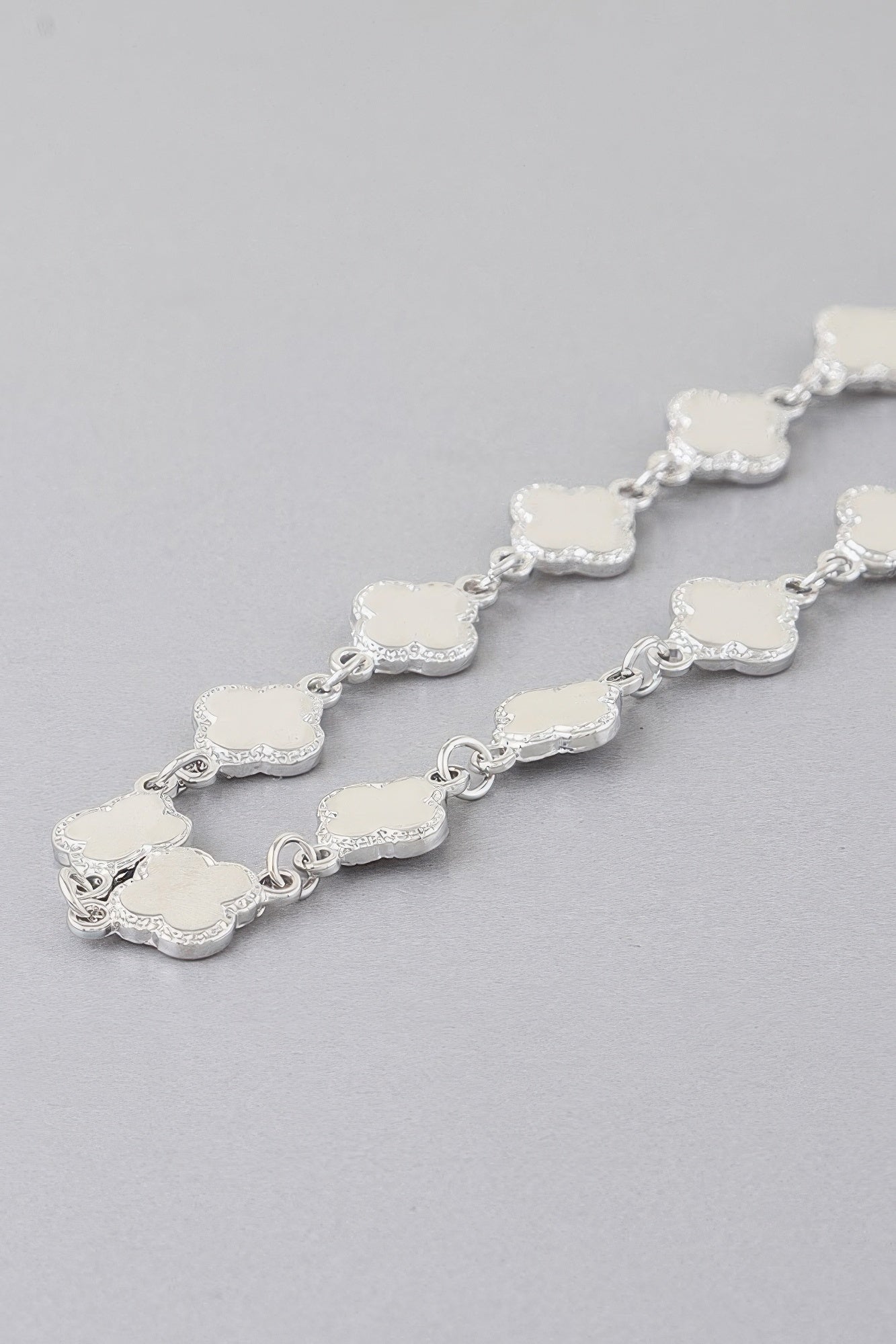 Bejeweled Clover Charm Necklace | Mixtshop LLC