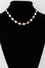 Bejeweled Clover Charm Necklace | Mixtshop LLC