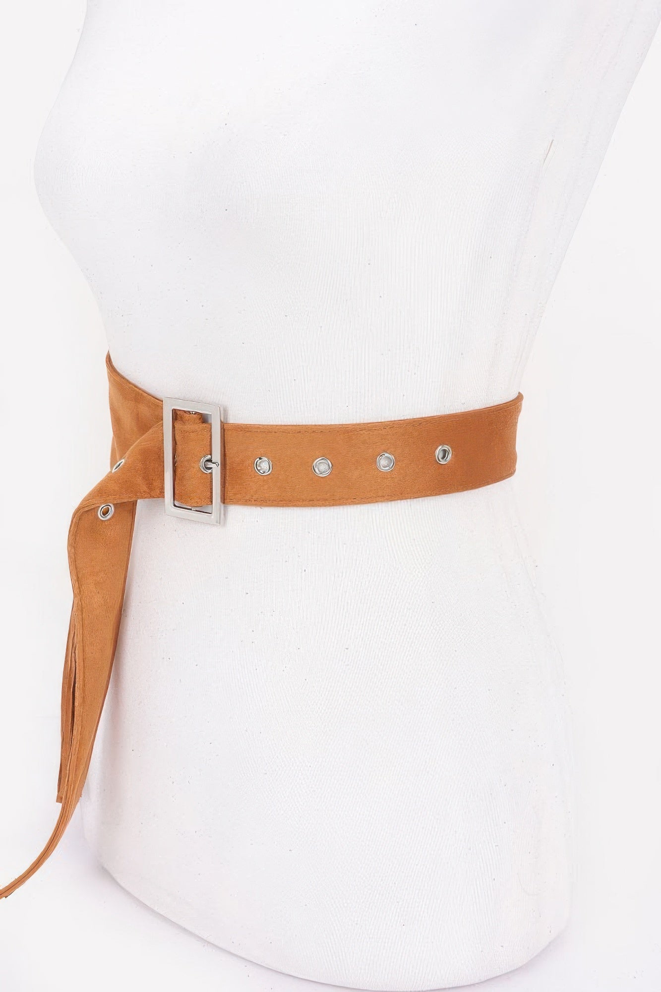Faux Suede Fringe Belt | Mixtshop LLC