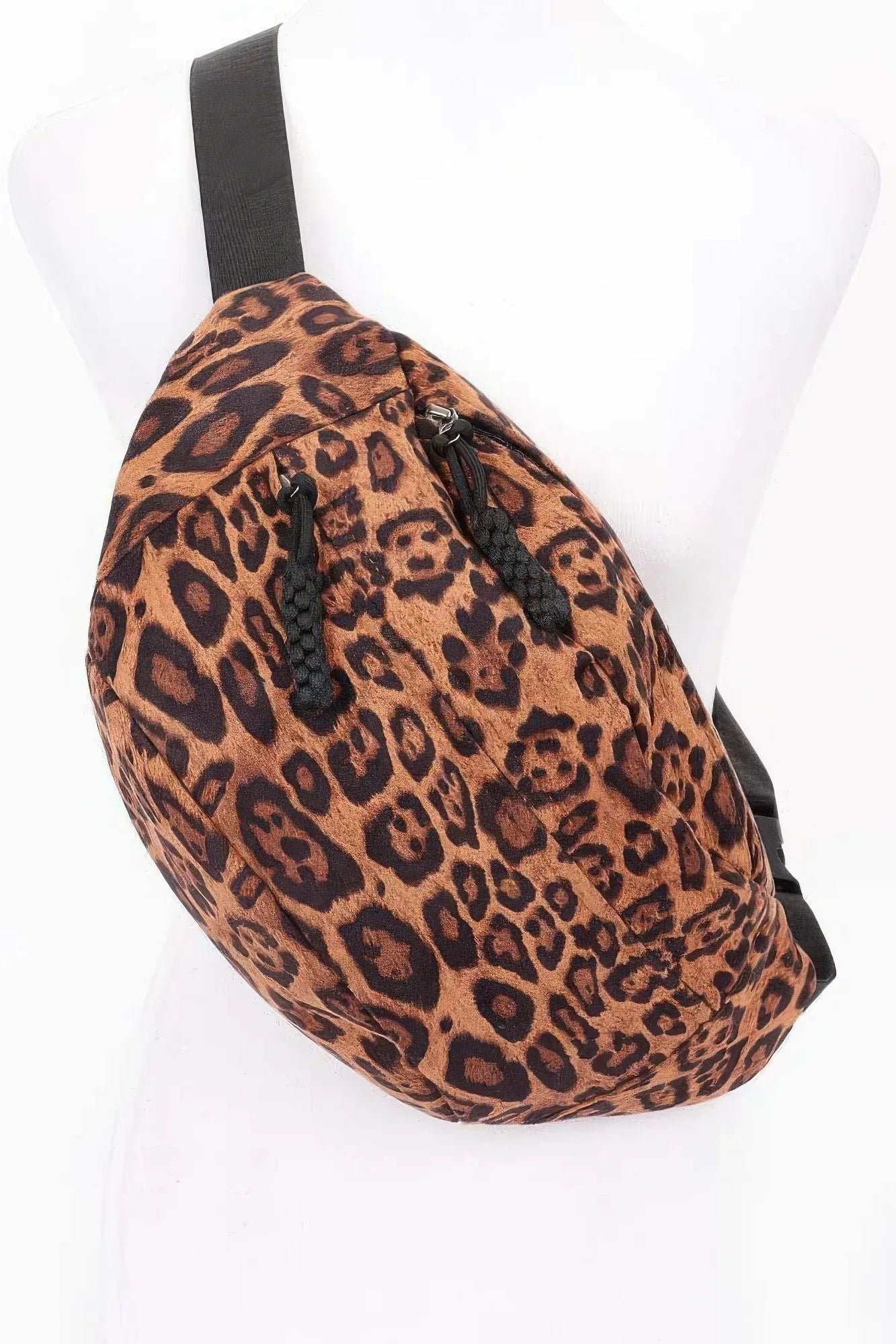 Faux Suede Leo Crossbody Bag | Mixtshop LLC Main image