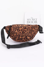 Faux Suede Leo Crossbody Bag | Mixtshop LLC