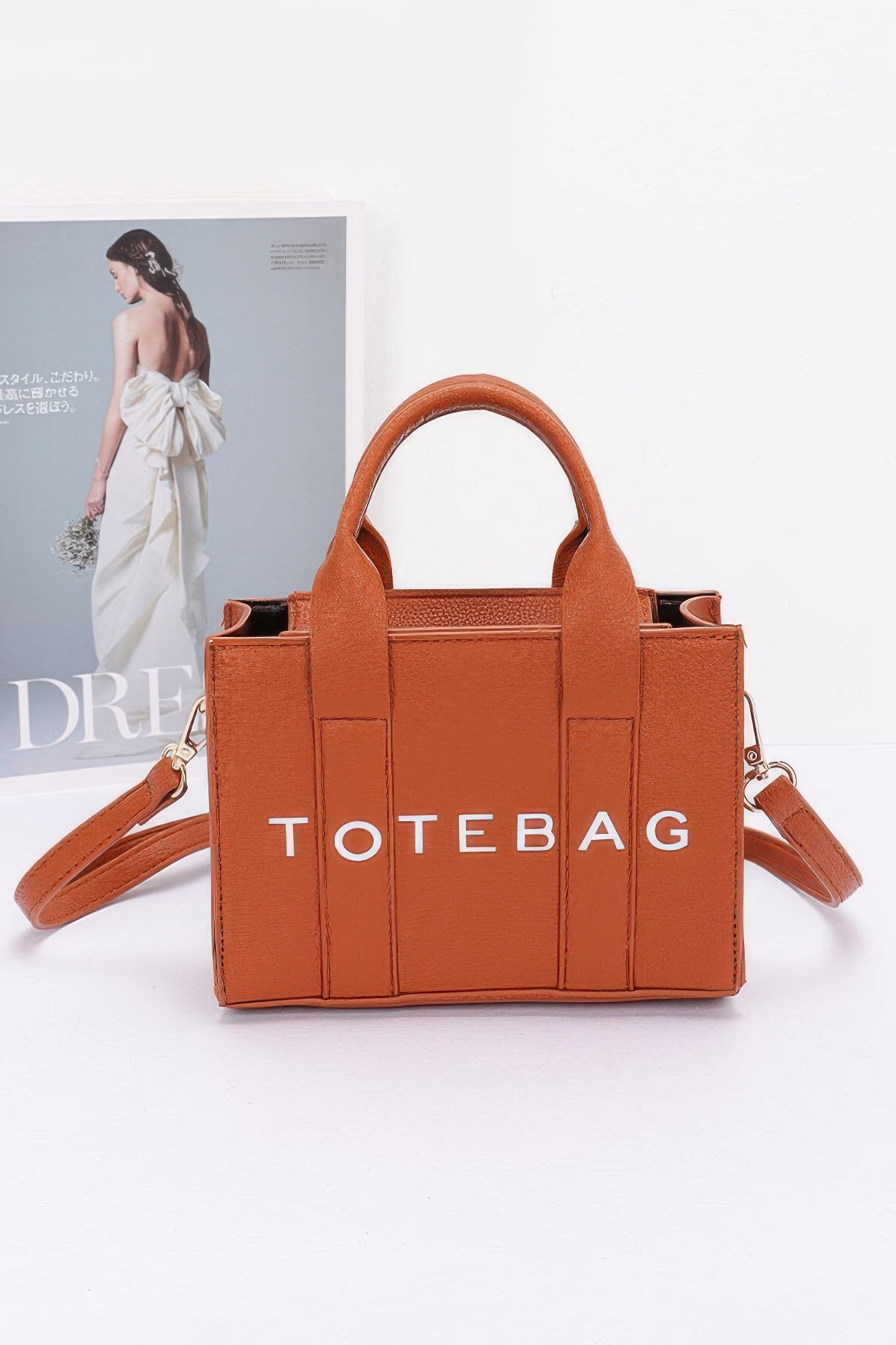 Faux Leather Tote Bag | Mixtshop LLC