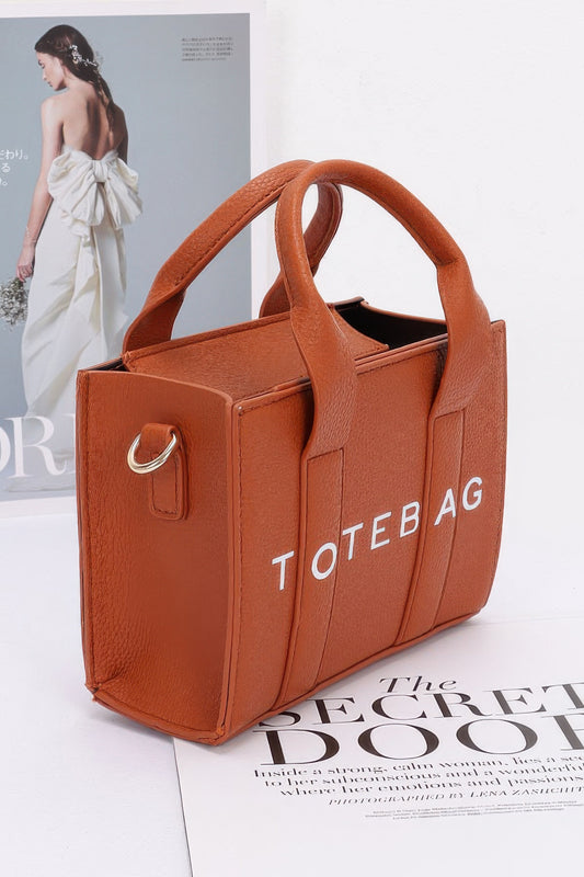 Faux Leather Tote Bag | Mixtshop LLC
