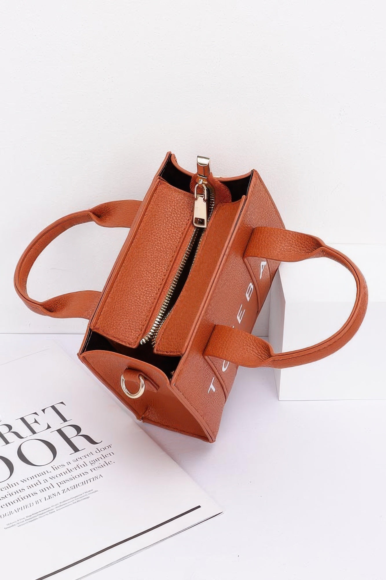 Faux Leather Tote Bag | Mixtshop LLC