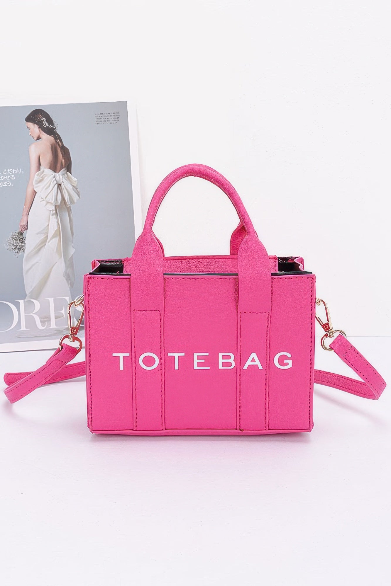 Faux Leather Tote Bag | Mixtshop LLC