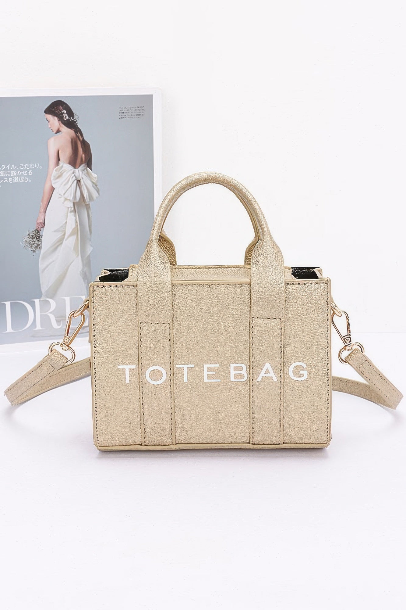 Faux Leather Tote Bag | Mixtshop LLC