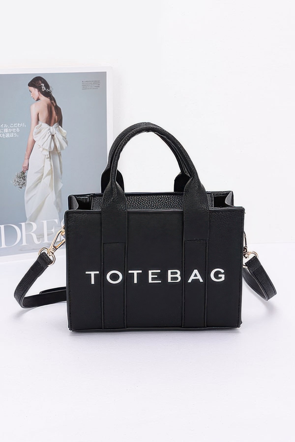 Faux Leather Tote Bag | Mixtshop LLC