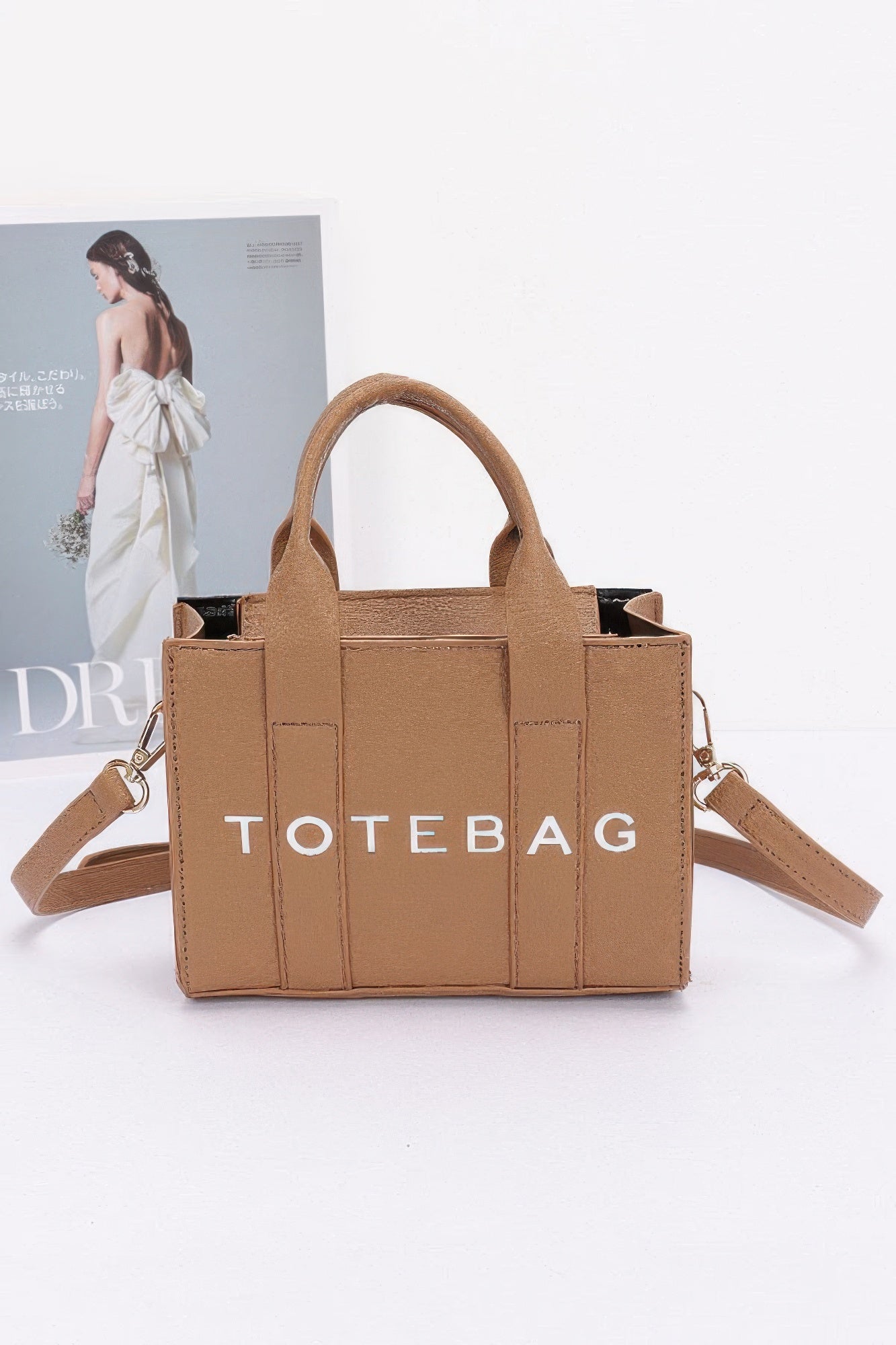 Faux Leather Tote Bag | Mixtshop LLC