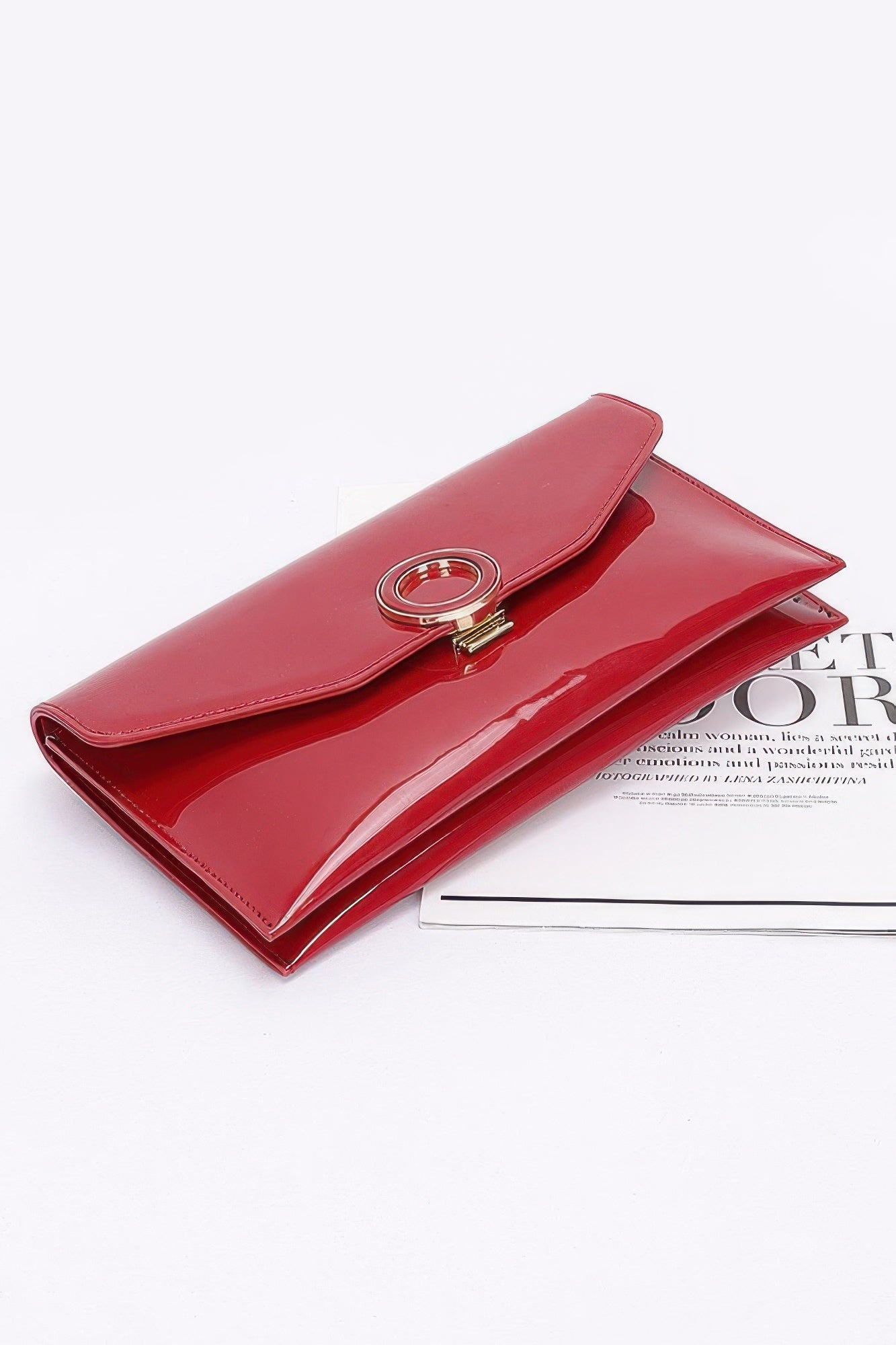 Patent Leather Flap Crossbody Bag | Mixtshop LLC