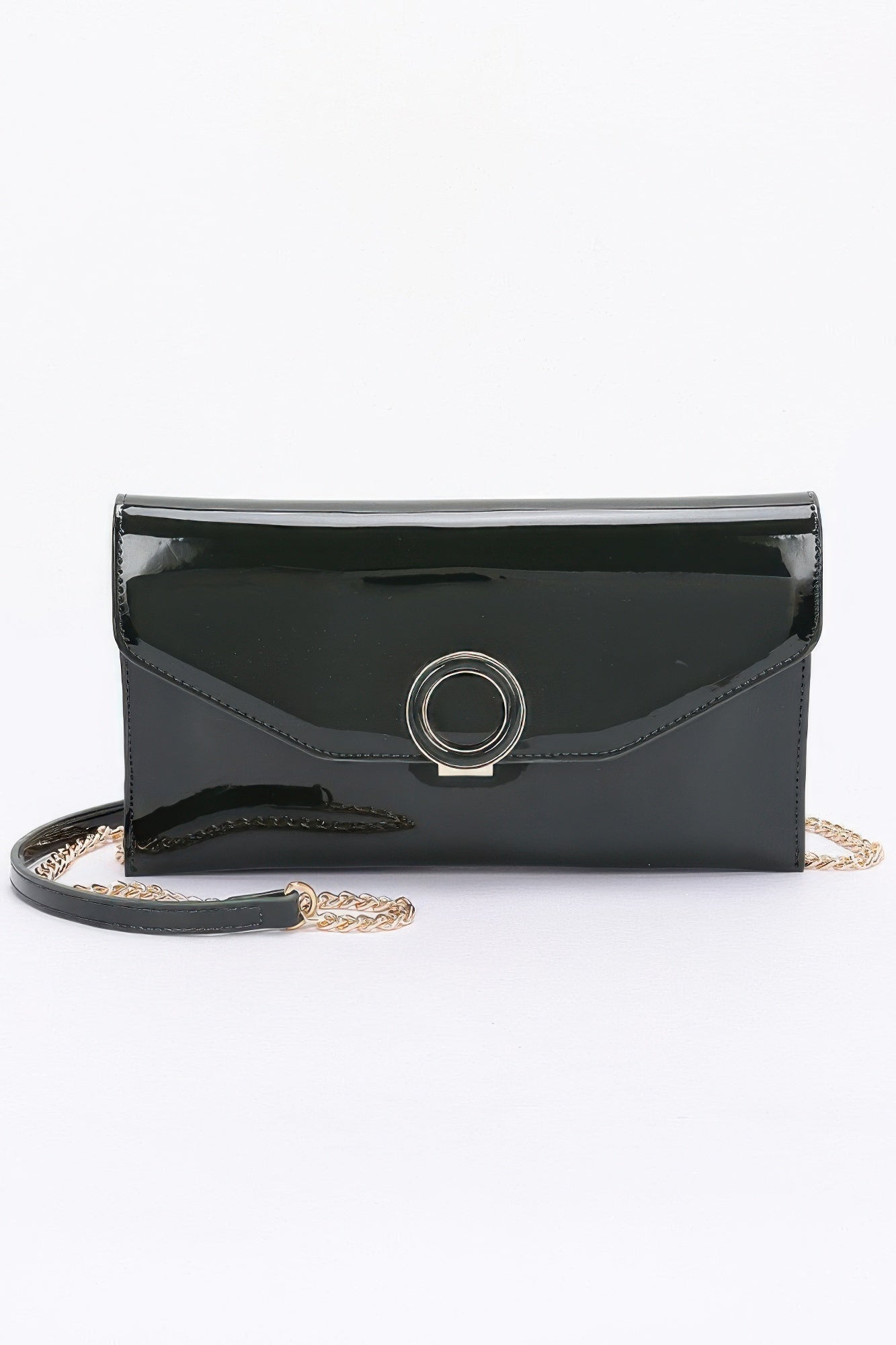 Patent Leather Flap Crossbody Bag | Mixtshop LLC
