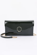 Patent Leather Flap Crossbody Bag | Mixtshop LLC
