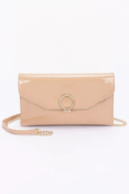 Patent Leather Flap Crossbody Bag | Mixtshop LLC