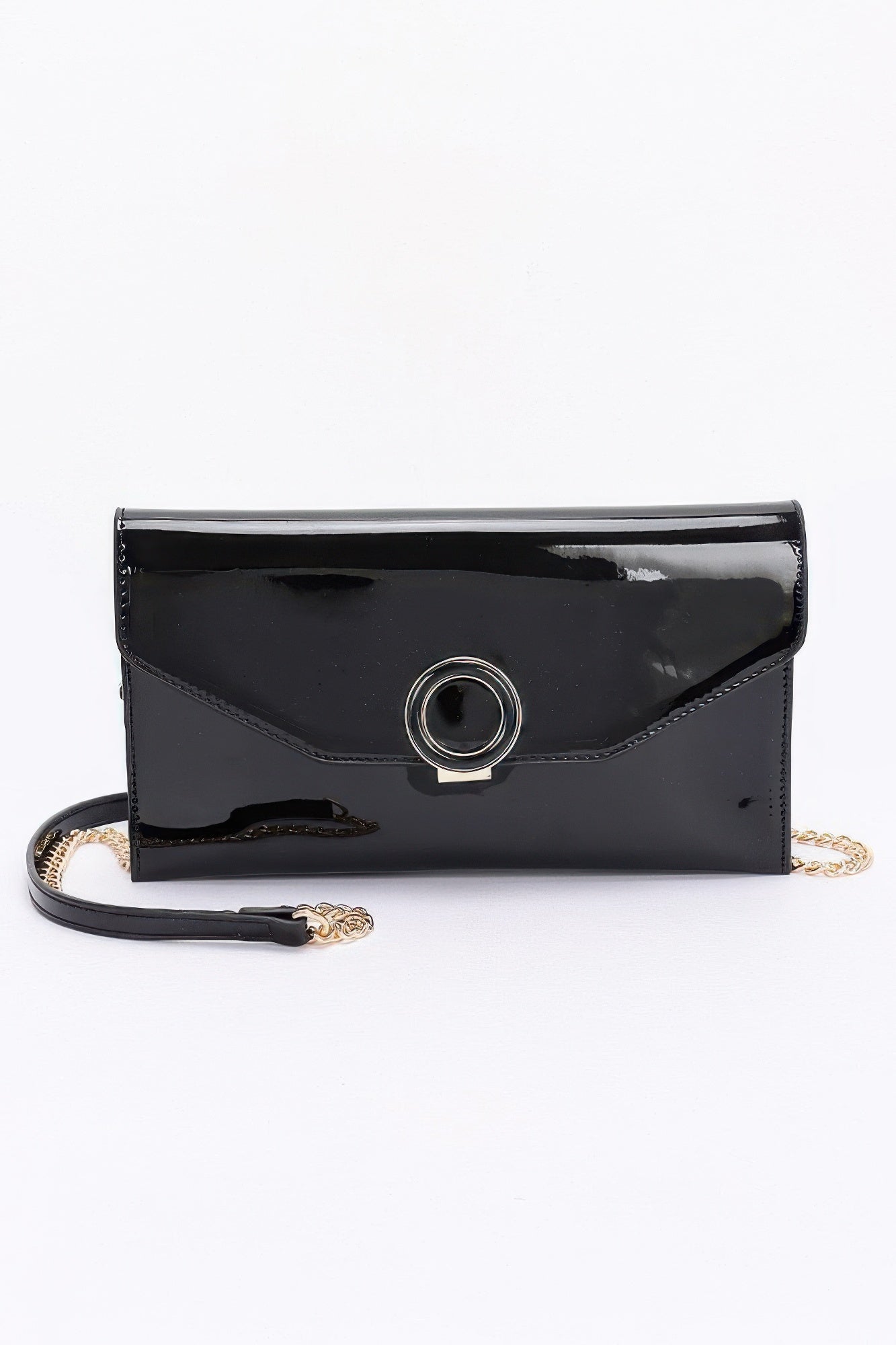 Patent Leather Flap Crossbody Bag | Mixtshop LLC