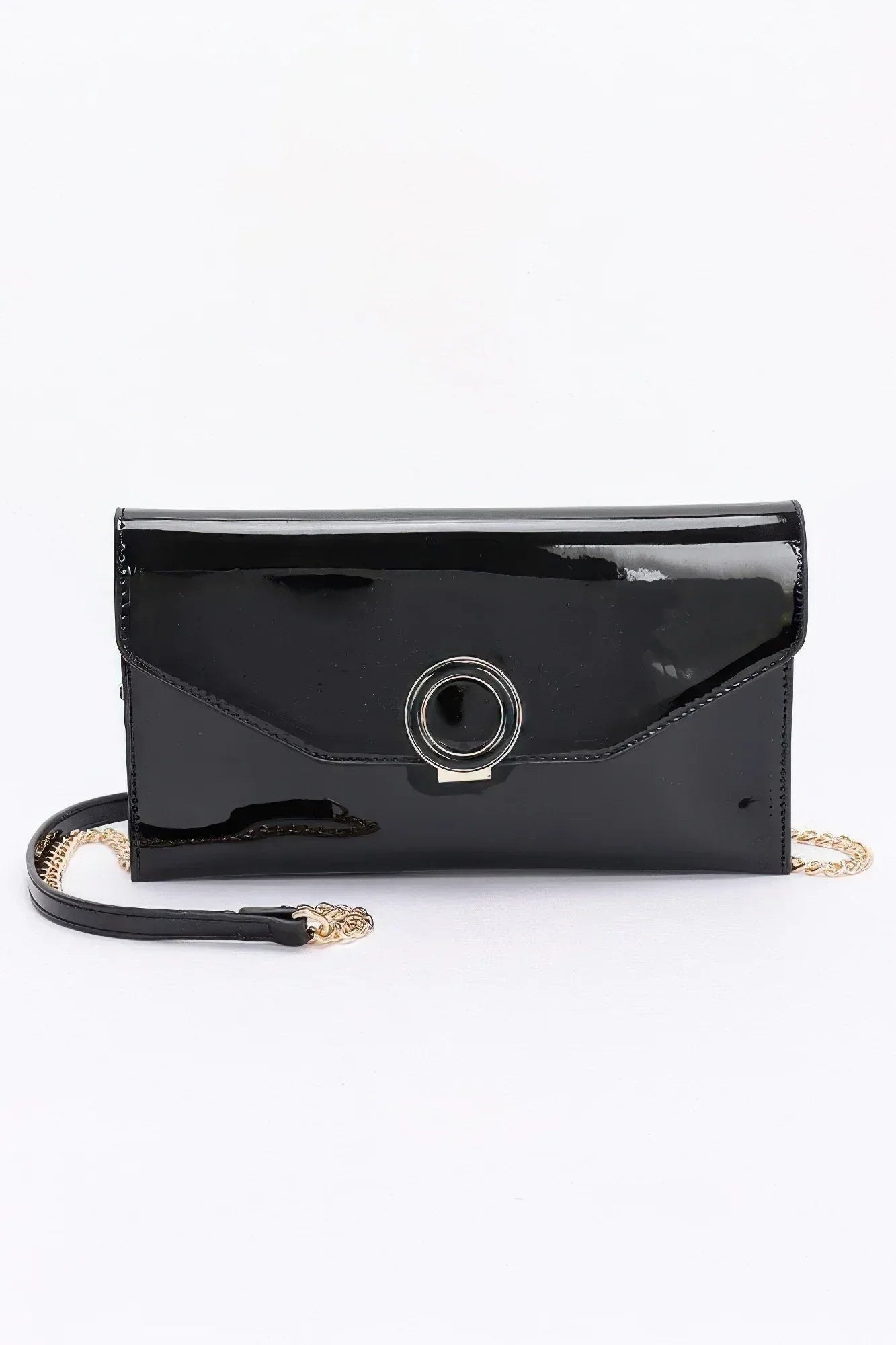 Patent Leather Flap Crossbody Bag | Mixtshop LLC
