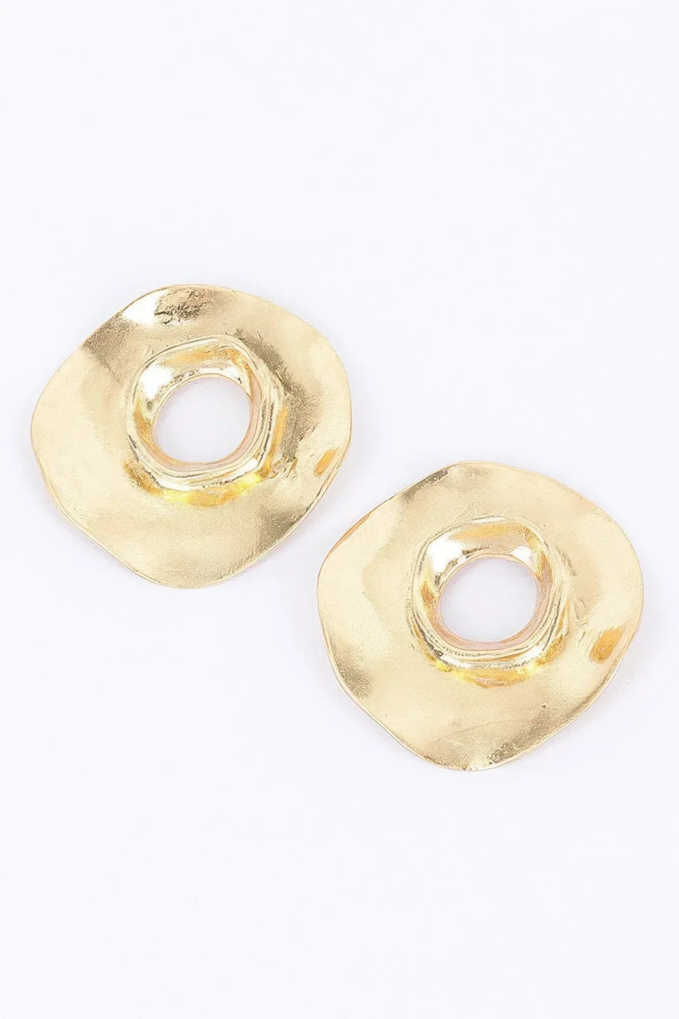 Gold Plated Metal Earring | Mixtshop LLC Main image