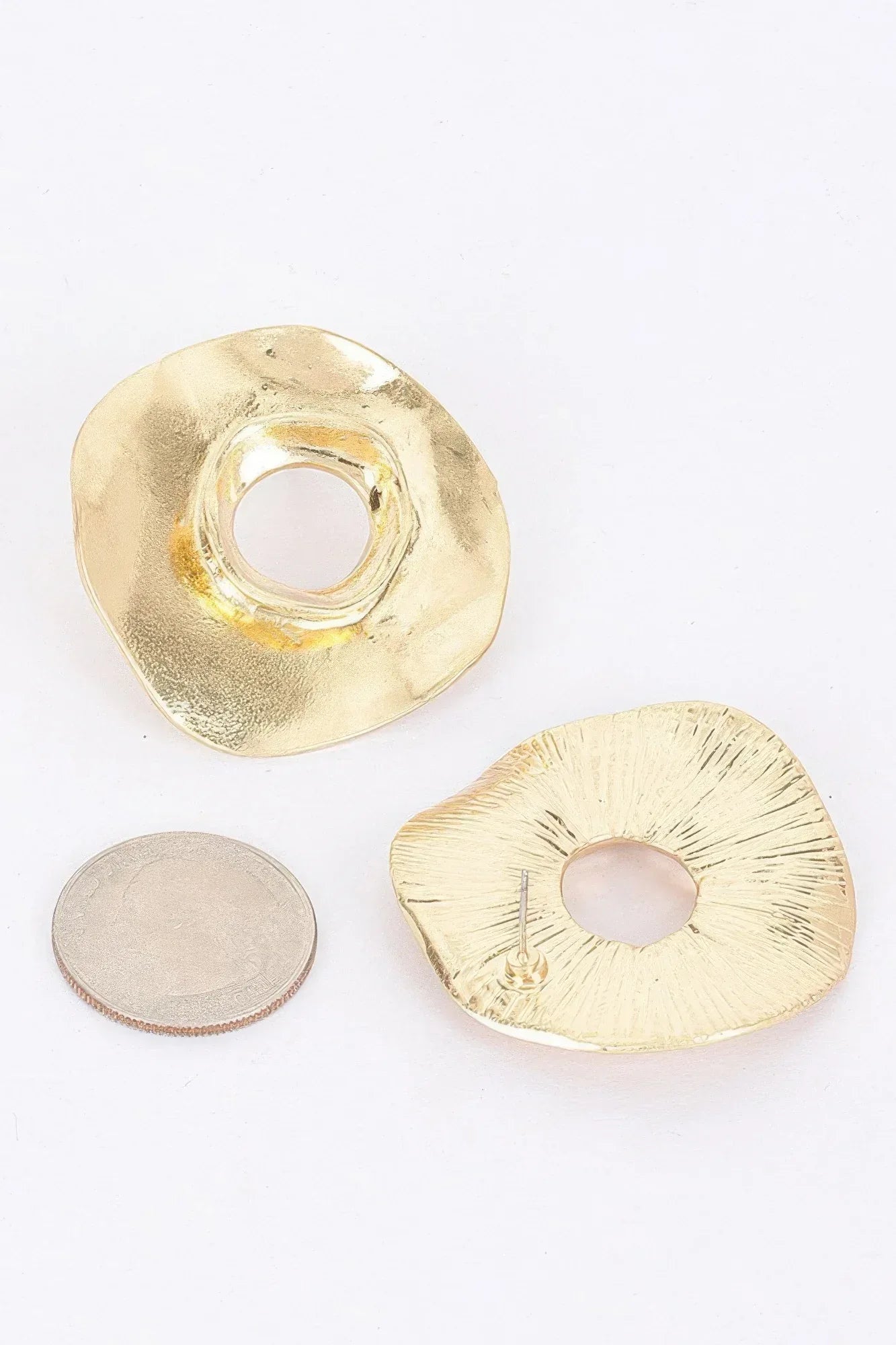 Gold Plated Metal Earring Secondary image