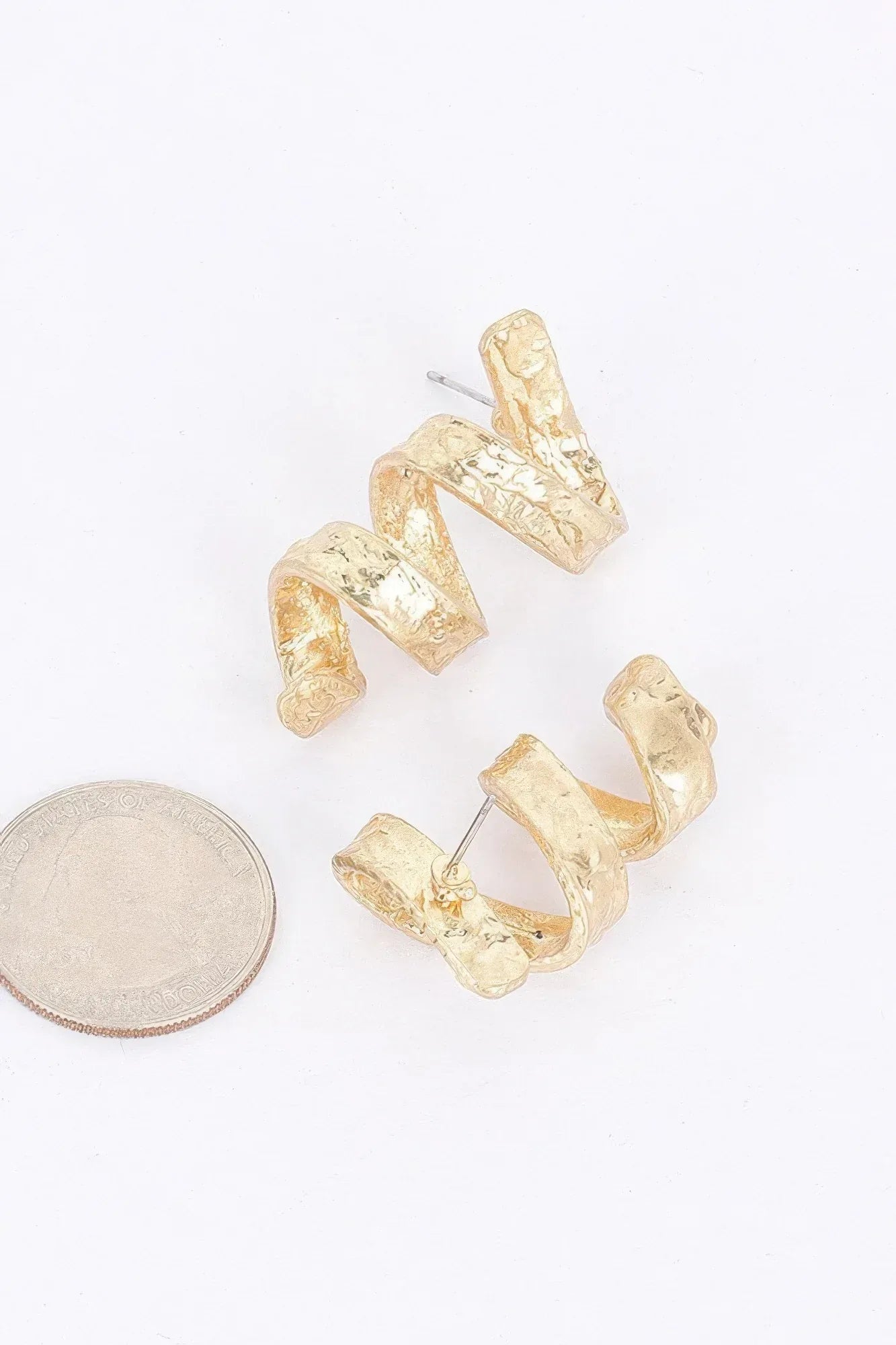 Gold Plated Metal Earring | Mixtshop LLC