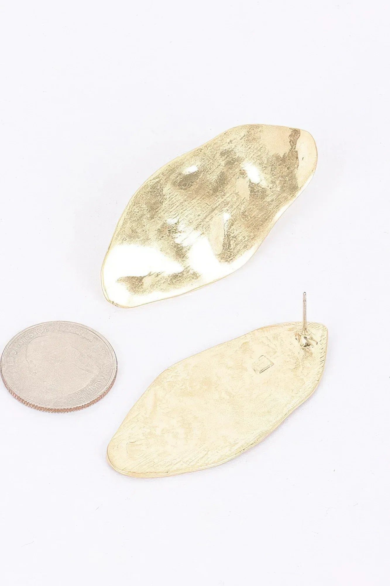 Gold Plated Metal Earring Secondary image