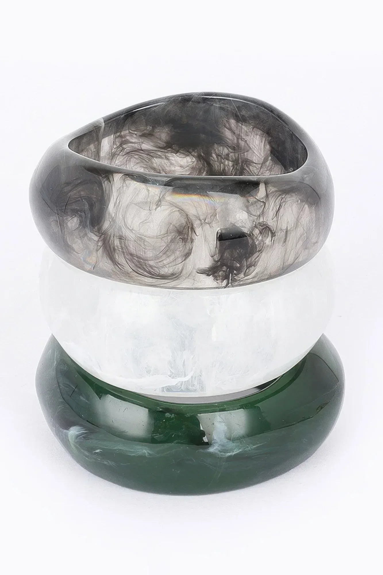 Multi Resin Bangle Bracelet | Mixtshop LLC Main image