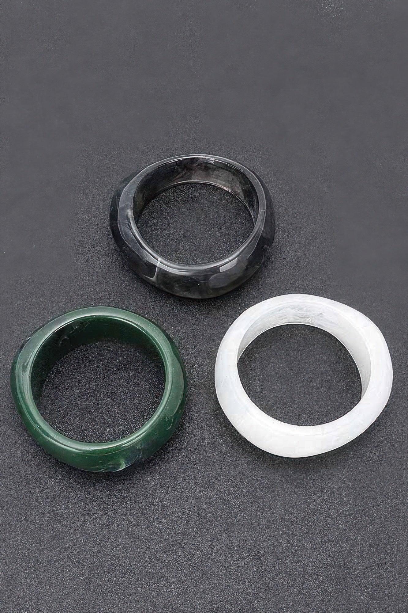 Multi Resin Bangle Bracelet | Mixtshop LLC