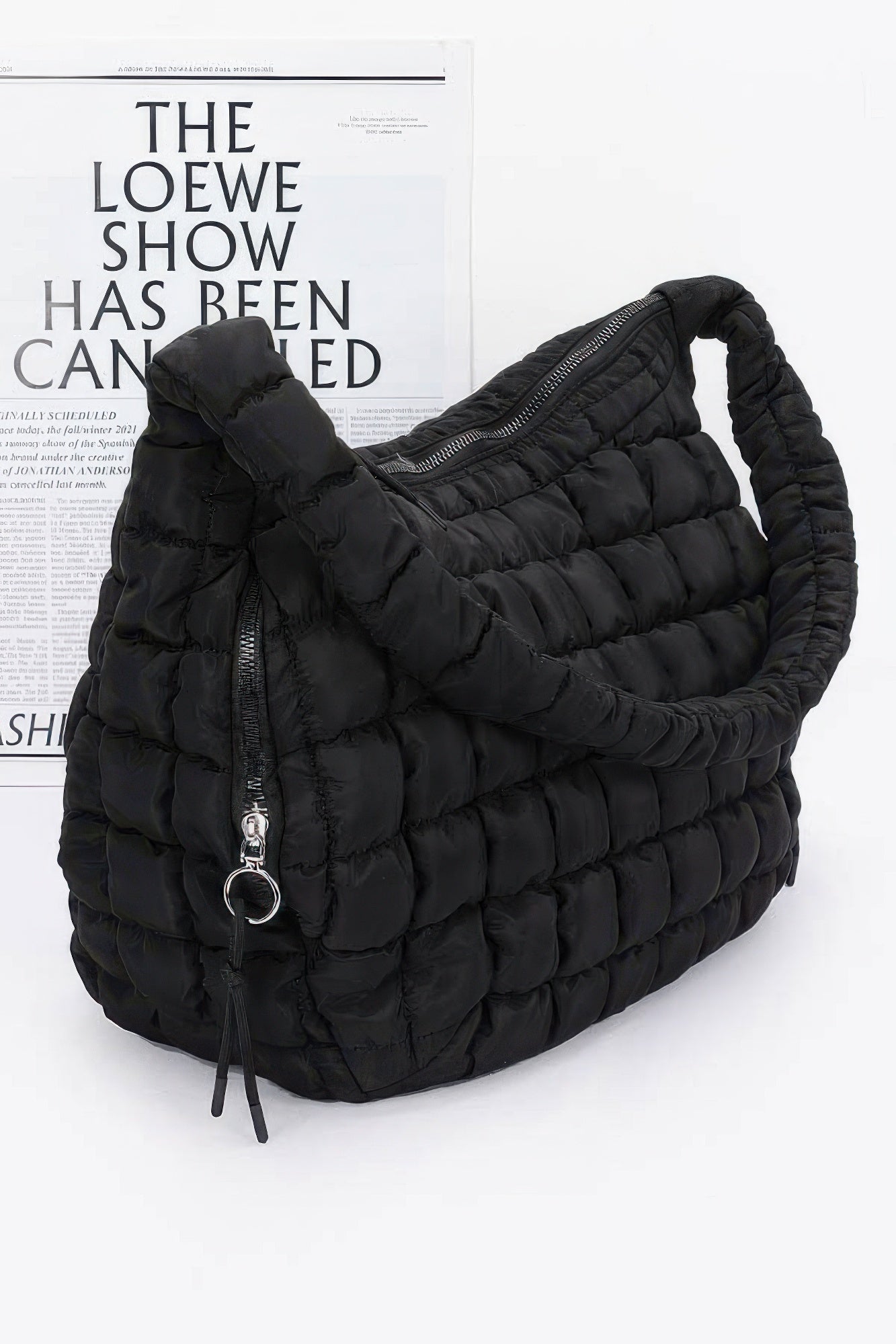 Quilted Nylon Padded Crossbody Bag | Mixtshop LLC
