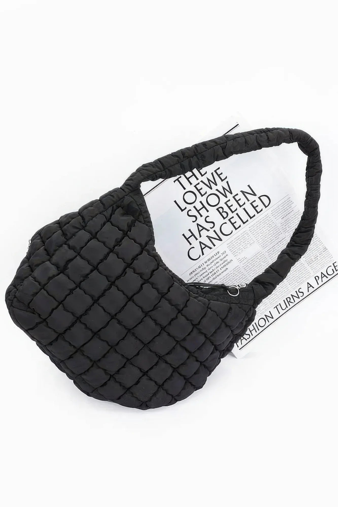 Quilted Nylon Padded Crossbody Bag | Mixtshop LLC