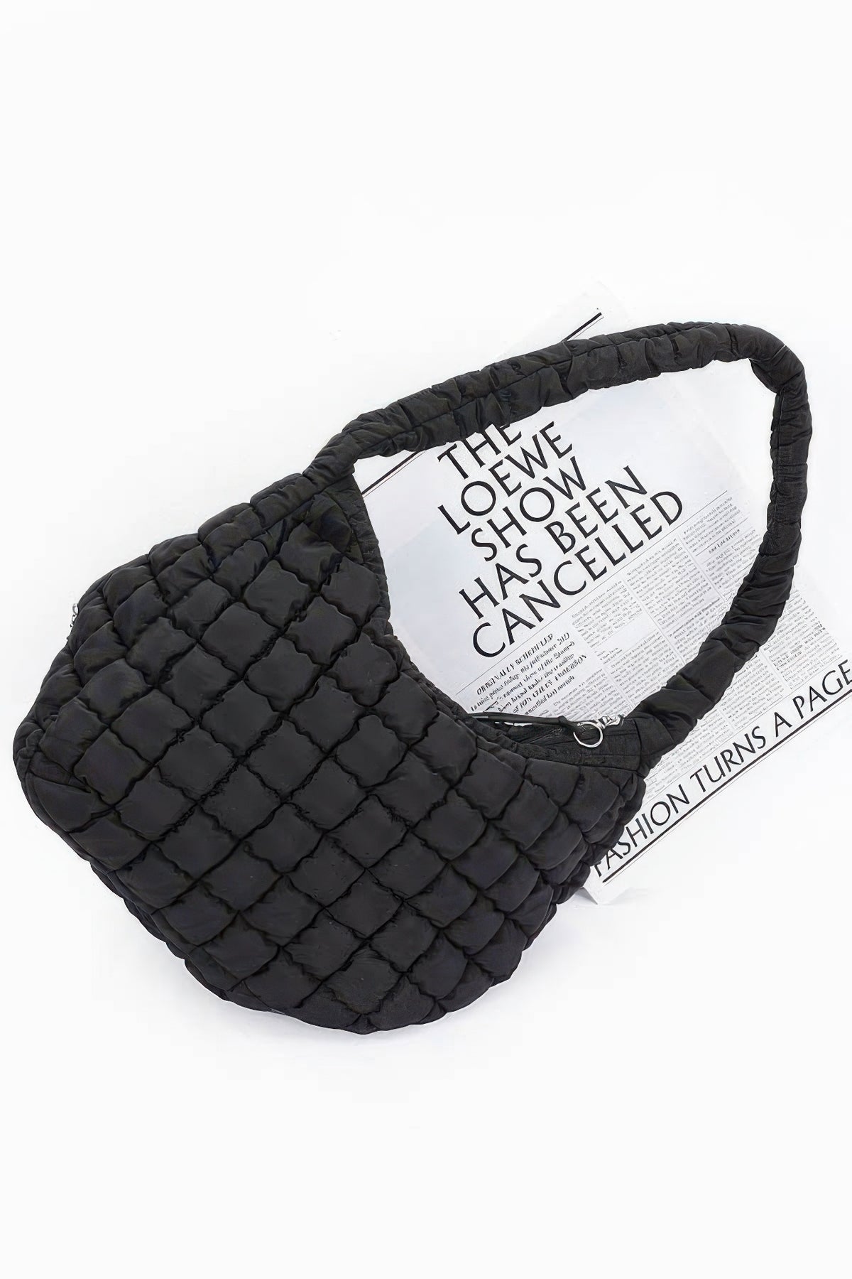Quilted Nylon Padded Crossbody Bag | Mixtshop LLC