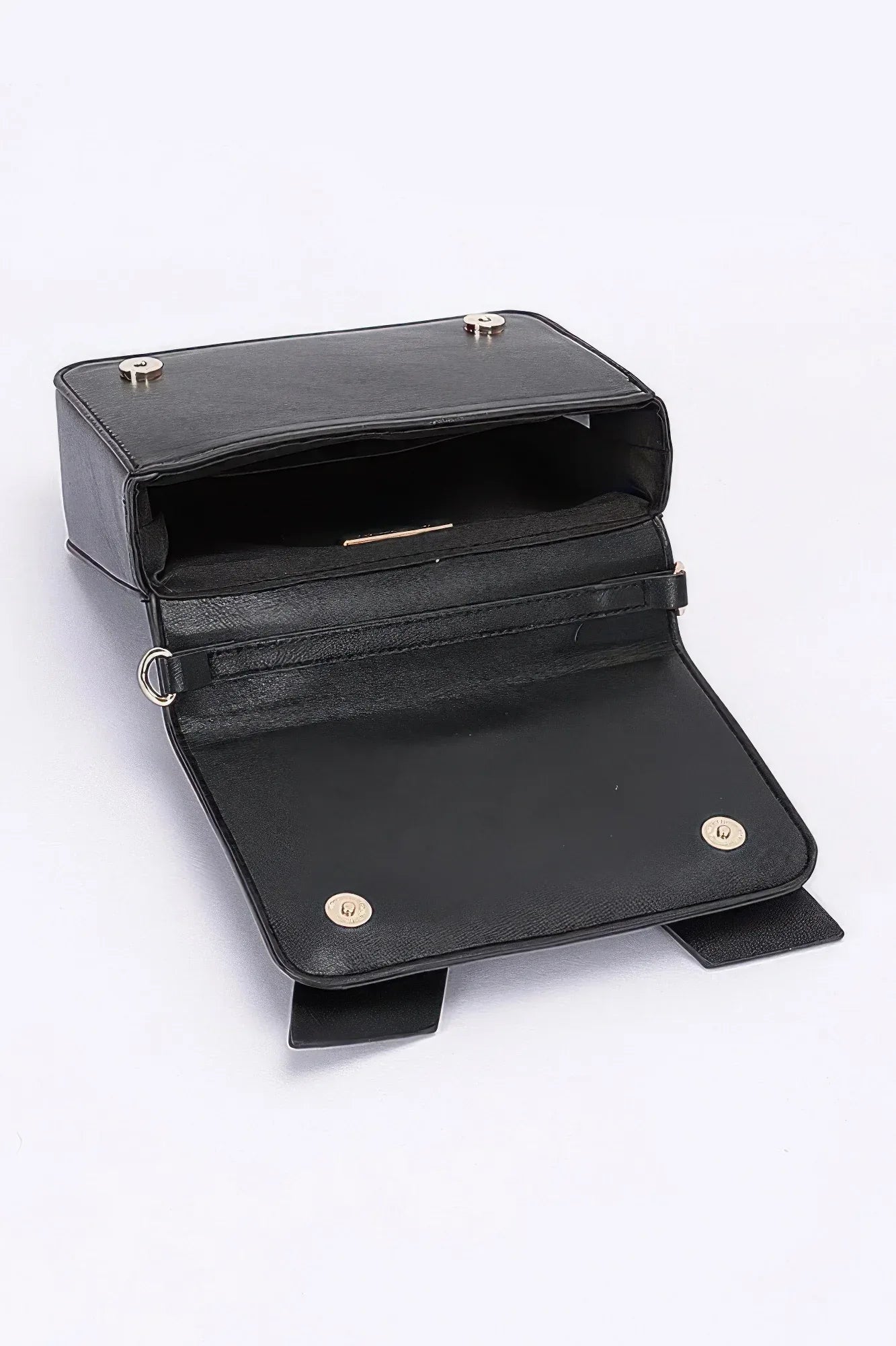 Faux Leather Ribbon Top Handle Bag | Mixtshop LLC