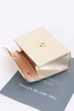 Metallic Metal Handle Crossbody Bag | Mixtshop LLC