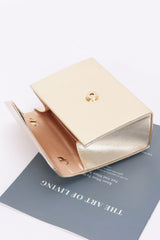 Metallic Metal Handle Crossbody Bag | Mixtshop LLC
