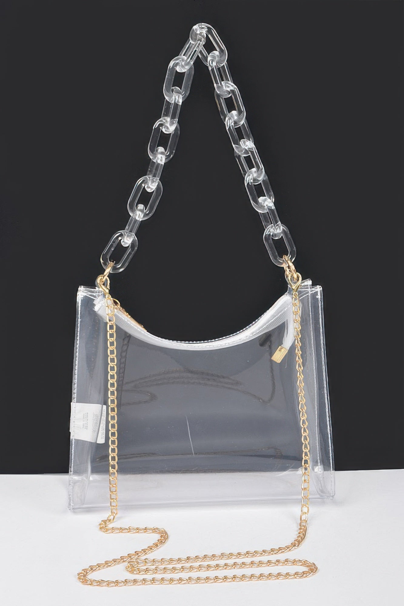 Transparent Chain Shoulder Bag | Mixtshop LLC