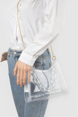 Transparent Chain Shoulder Bag | Mixtshop LLC