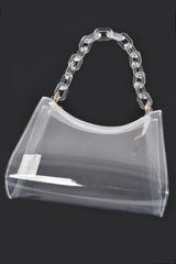 Transparent Chain Shoulder Bag | Mixtshop LLC