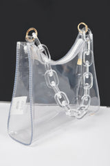 Transparent Chain Shoulder Bag | Mixtshop LLC