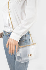 Transparent Flap Crossbody Bag | Mixtshop LLC