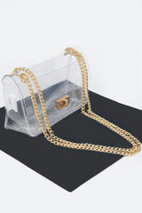 Transparent Flap Crossbody Bag | Mixtshop LLC