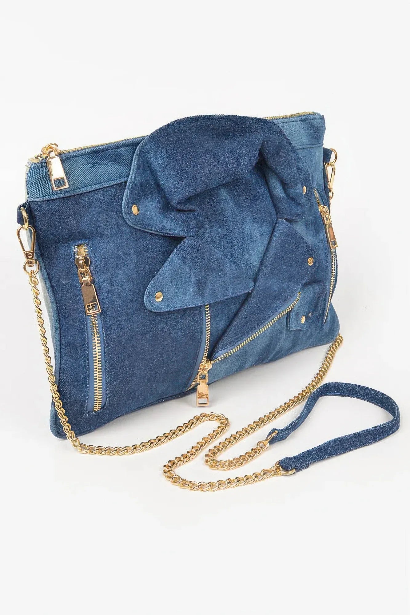 Denim Jacket Crossbody Clutch | Mixtshop LLC
