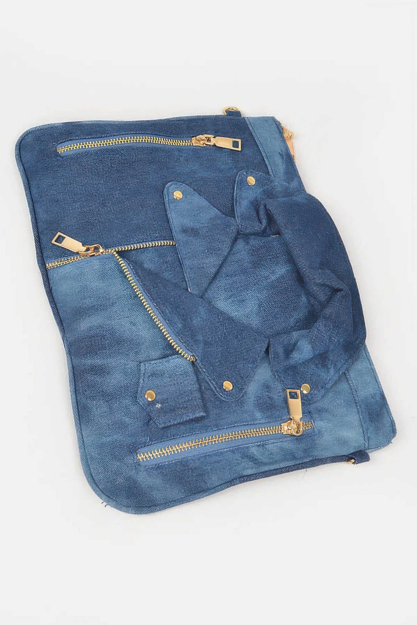 Denim Jacket Crossbody Clutch | Mixtshop LLC