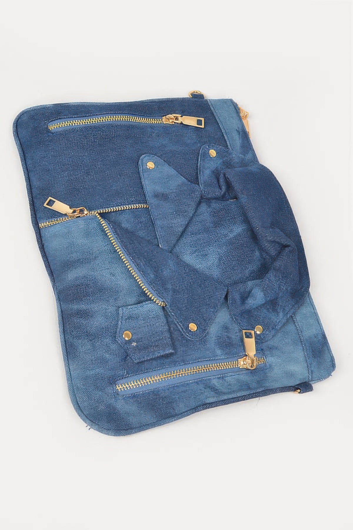 Denim Jacket Crossbody Clutch | Mixtshop LLC