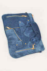 Denim Jacket Crossbody Clutch | Mixtshop LLC