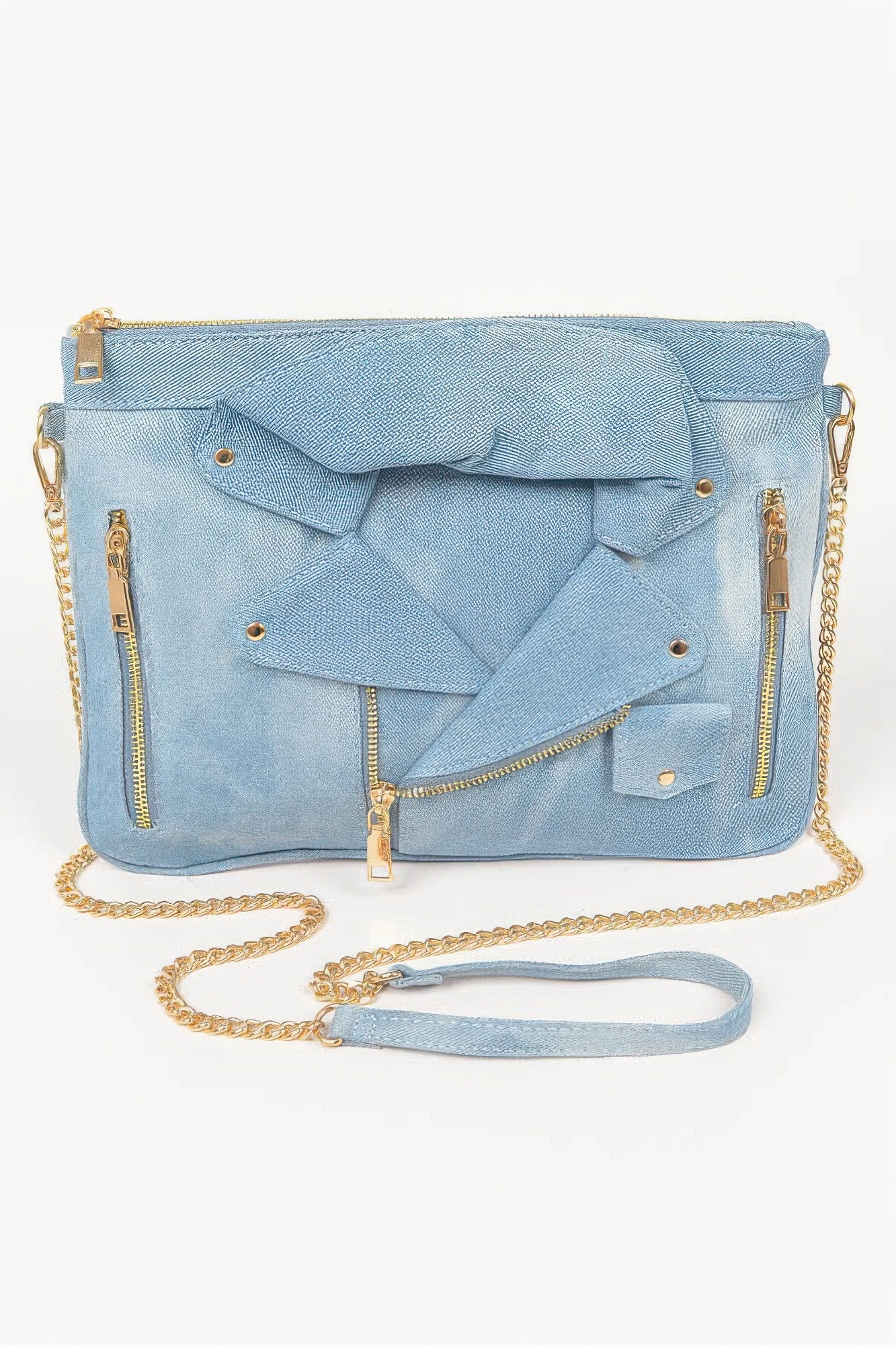 Denim Jacket Crossbody Clutch | Mixtshop LLC