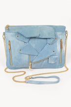 Denim Jacket Crossbody Clutch | Mixtshop LLC