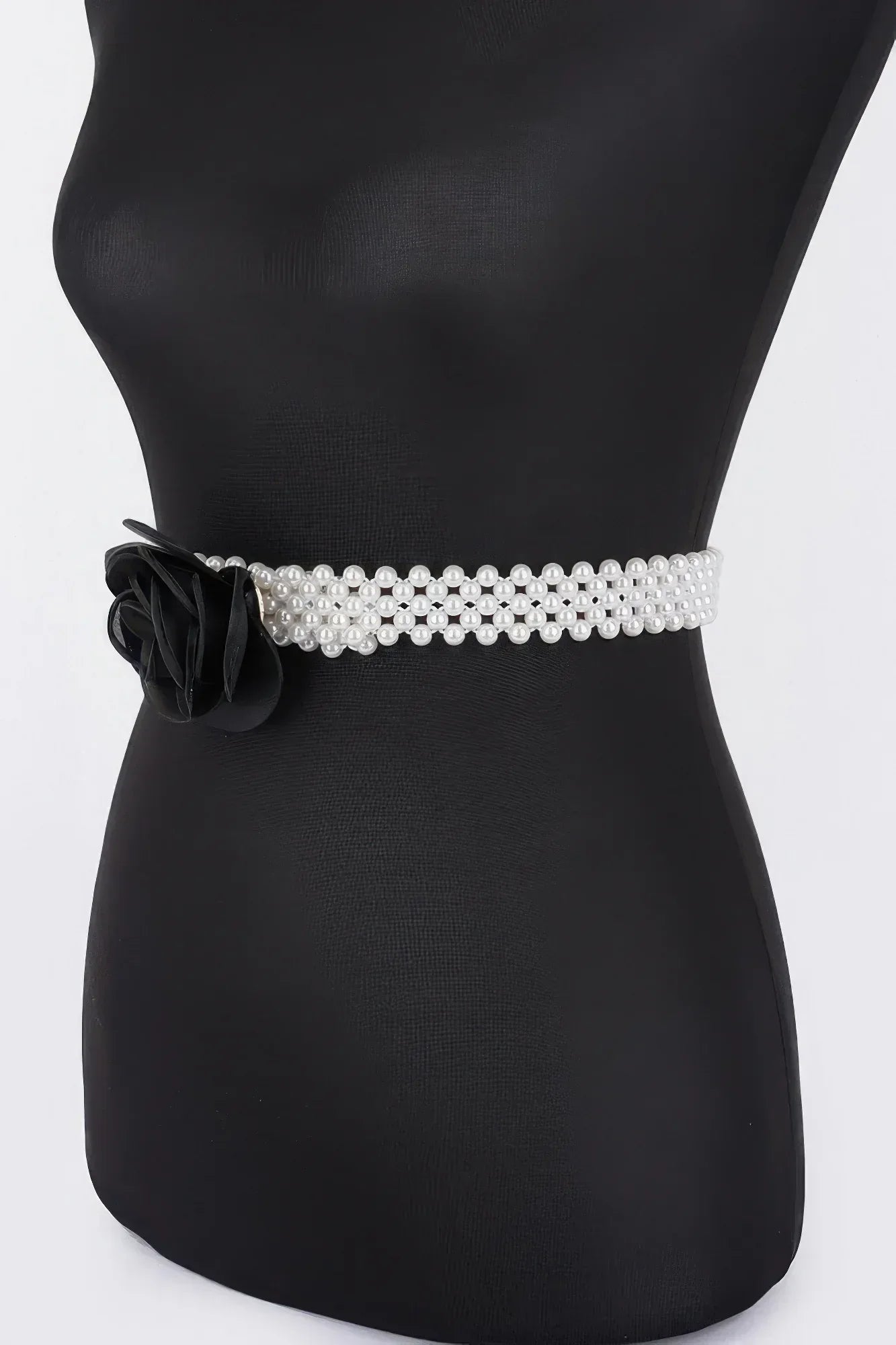 Flower Stretch Pearl Belt Secondary image