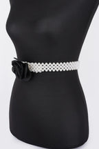 Flower Stretch Pearl Belt | Mixtshop LLC