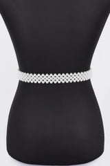 Flower Stretch Pearl Belt | Mixtshop LLC