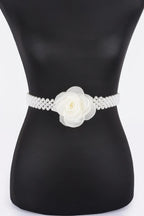 Flower Stretch Pearl Belt | Mixtshop LLC