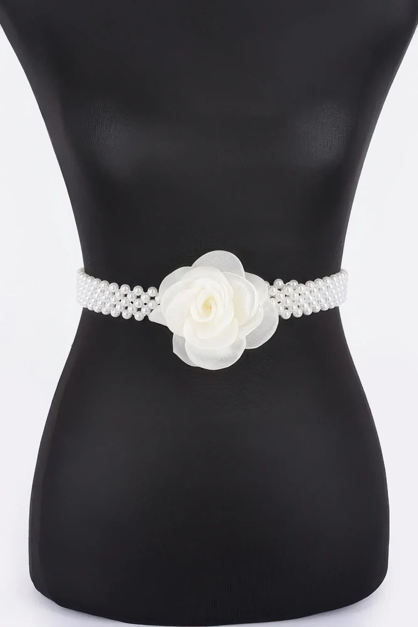 Flower Stretch Pearl Belt | Mixtshop LLC